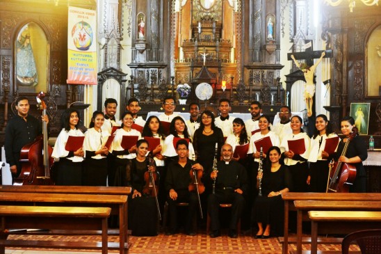 A Lentern Choir Group led by Preethi Coutinho